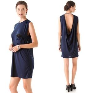 Cheap Monday Deep Sea Utaka Cowl Back Dress